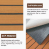 EVA foam boat flooring kit (6) 1 Kit EVA Foam Boat flooring Marine teak deck 2022 Axis T220