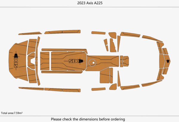 1 Kit EVA Foam Boat flooring Marine teak deck 2023 Axis A225