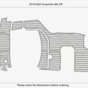 1 Kit EVA Foam Teak Mat Floor 6mm 2018-2020 Crownline 264 Cockpit swim platform (8) 1 Kit EVA Foam Teak Mat Floor 6mm 2018-2020 Crownline 264 Cockpit