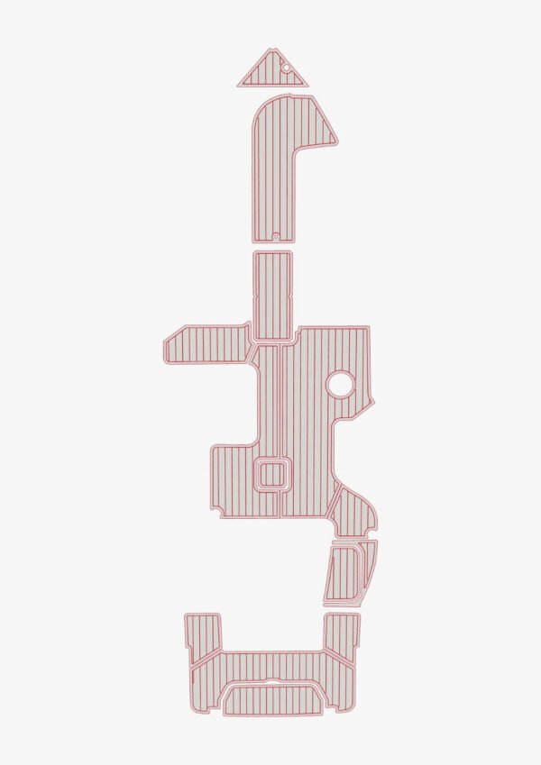 1 Kit EVA faux teak marine deck flooring 2016-2019 COBALT R5 Anti-slip mat Custom (18) 1 Kit EVA foam faux teak marine boat flooring 2016-2019 Cobalt R5 Anti-slip mat