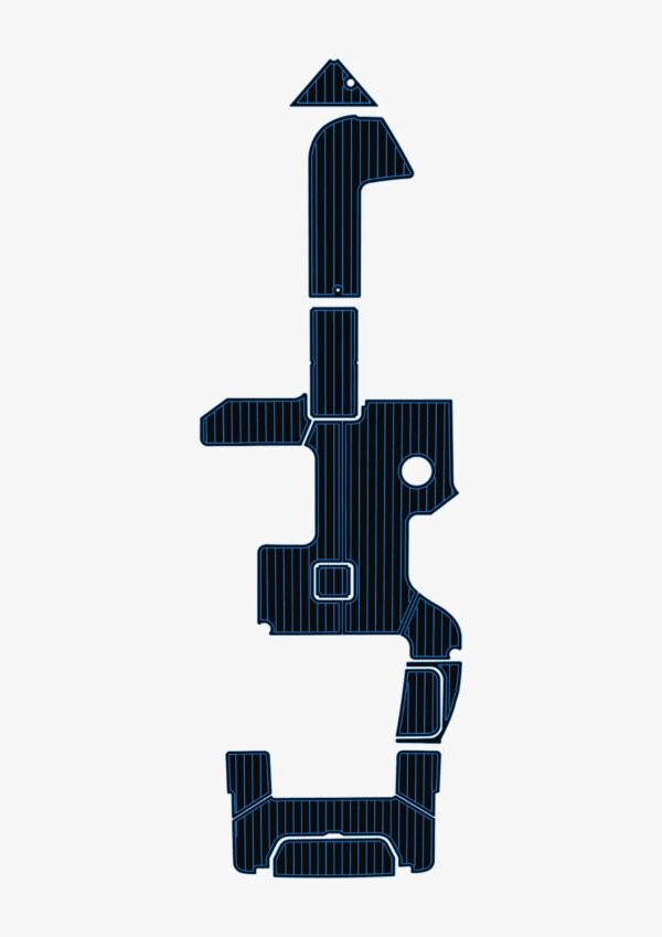 1 Kit EVA faux teak marine deck flooring 2016-2019 COBALT R5 Anti-slip mat Custom (4) 1 Kit EVA foam faux teak marine boat flooring 2016-2019 Cobalt R5 Anti-slip mat