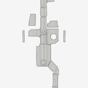 1 Kit EVA foam faux mat boat floor 6mm 2021-2024 Cobalt R8 Cockpit