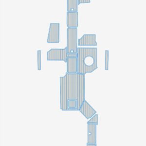 1 Kit EVA foam faux mat boat floor 6mm 2021-2024 Cobalt R8 Cockpit