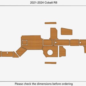 1 Kit EVA foam faux mat boat floor 6mm 2021-2024 Cobalt R8 Cockpit