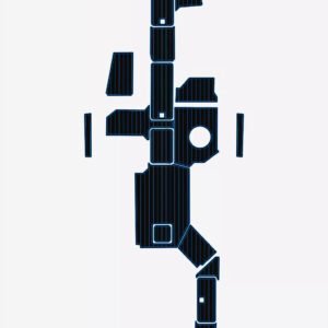 1 Kit EVA foam faux mat boat floor 6mm 2021-2024 Cobalt R8 Cockpit