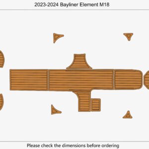 1 Kit EVA foam marine boat flooring 6mm 2023-2024 Bayliner M18 Cockpit