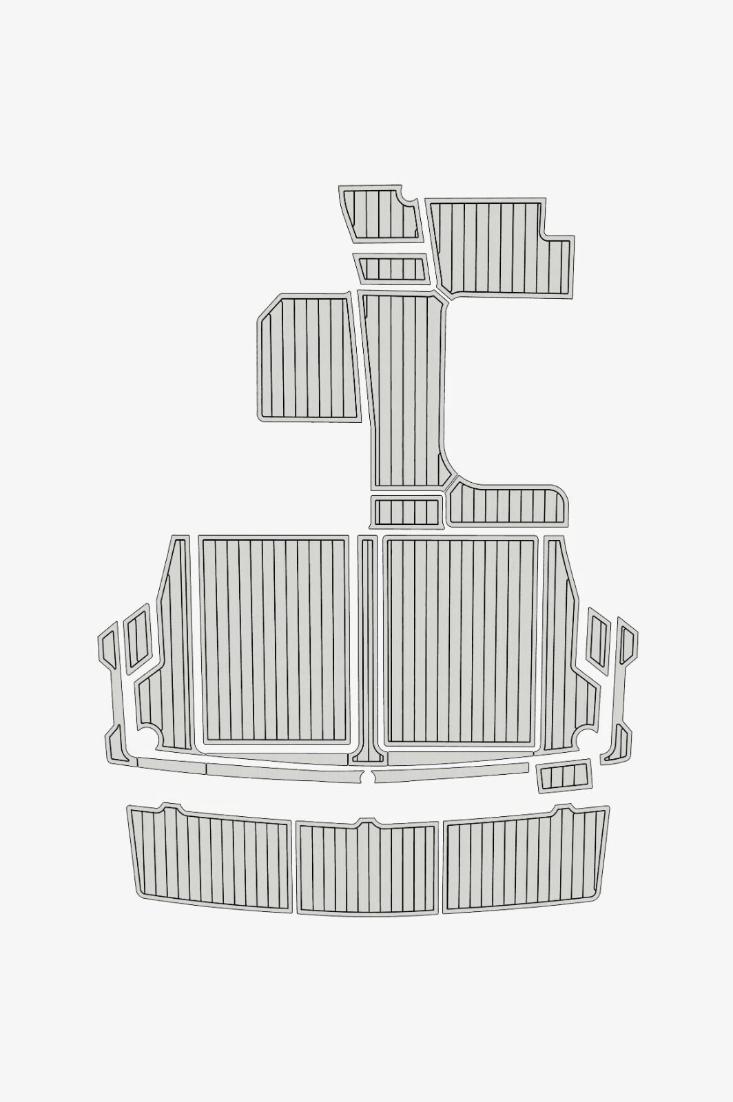 1 Kit EVA marine deck boat flooring Bayliner 32 Anti-slip mat (10) 1 Kit EVA marine deck boat flooring Bayliner 32 Anti-slip mat