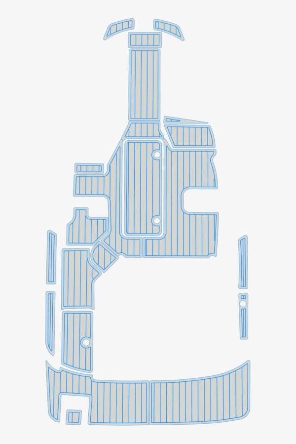 1Kit EVA Marine faux floor 6mm 2018 Sea Ray 190 Cockpit Swim platform (2) 1 Kit EVA foam boat floor marine-grade EVA foam 2018 Sea Ray 190