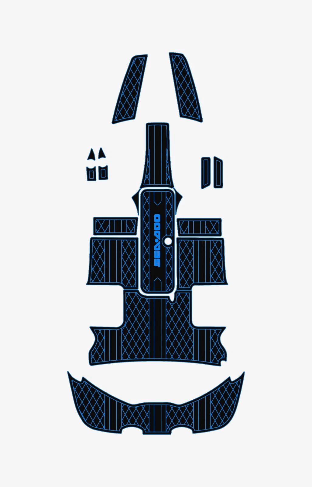 1 Kit EVA Foam Marine Boat Flooring 6mm 2008-2012 Sea Doo 200