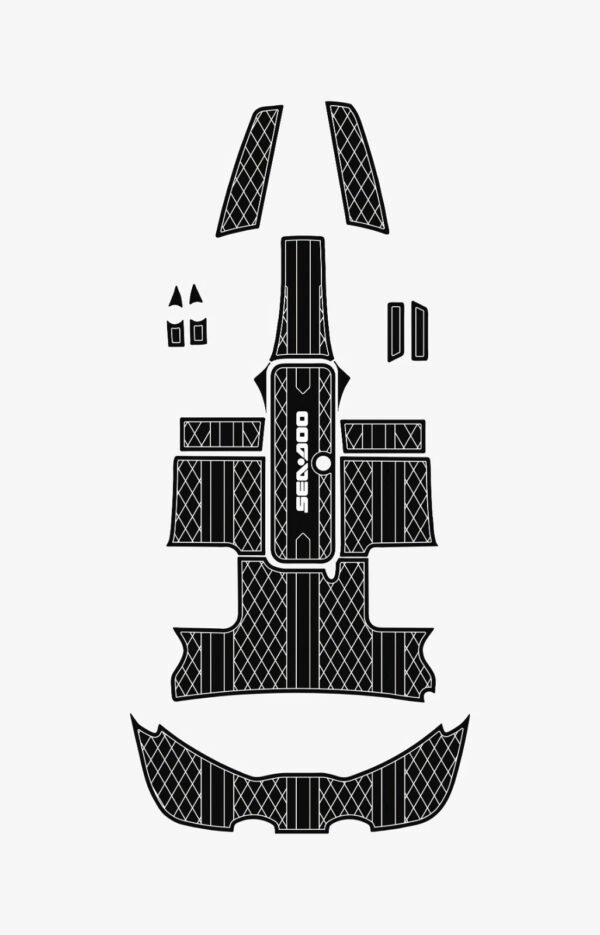 2008-2012 Sea Doo 200 Speedster EVA foam fauxn teak decking marine flooring (3) 1 Kit EVA Foam Marine Boat Flooring 6mm 2008-2012 SeaDoo