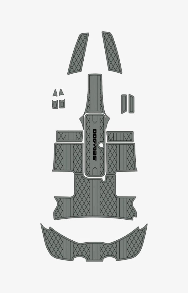 2008-2012 Sea Doo 200 Speedster EVA foam fauxn teak decking marine flooring (7) 1 Kit EVA Foam Marine Boat Flooring 6mm 2008-2012 SeaDoo