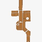 1 Kit Marine Boat Flooring EVA Foam 2019-2022 Sea Ray 230 SLX