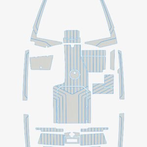 2022-2024 Malibu 21 LX Cockpit Swim platform bow 1_4_6mm EVA Foam faux floor (12) Marine EVA Foam Decking Flooring Kit 2022-2024 Malibu 21 LX Swim platform