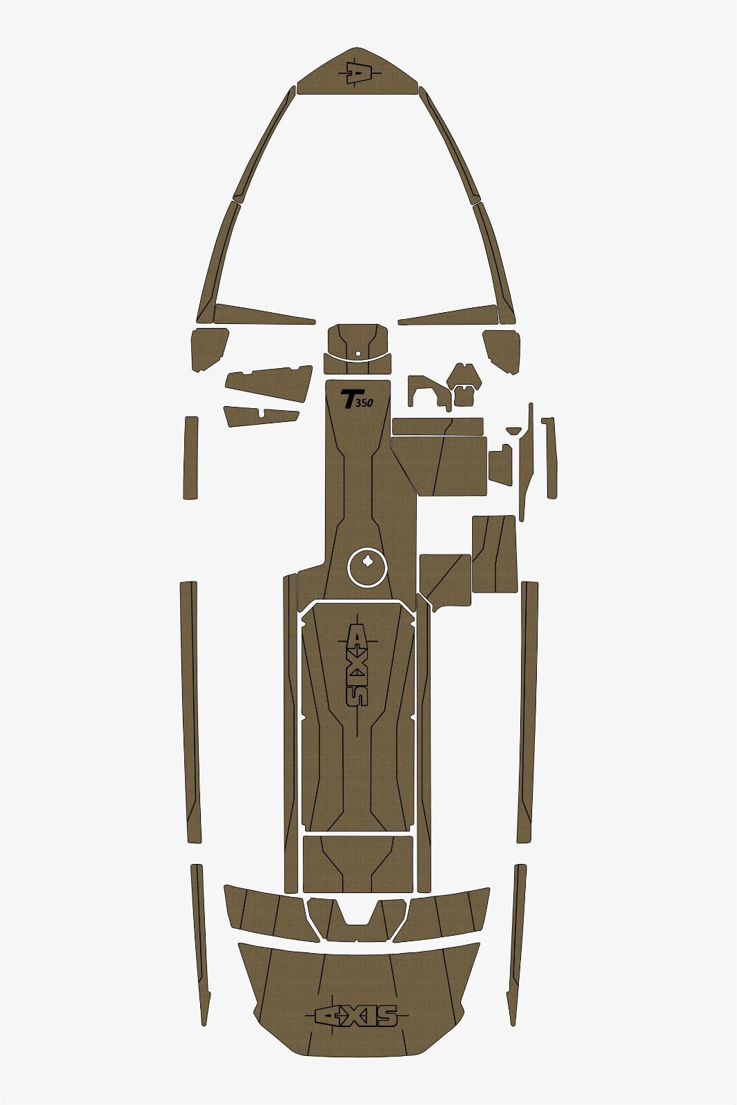 1 Kit Marine Deck EVA Foam Boat flooring 2023 Axis T235