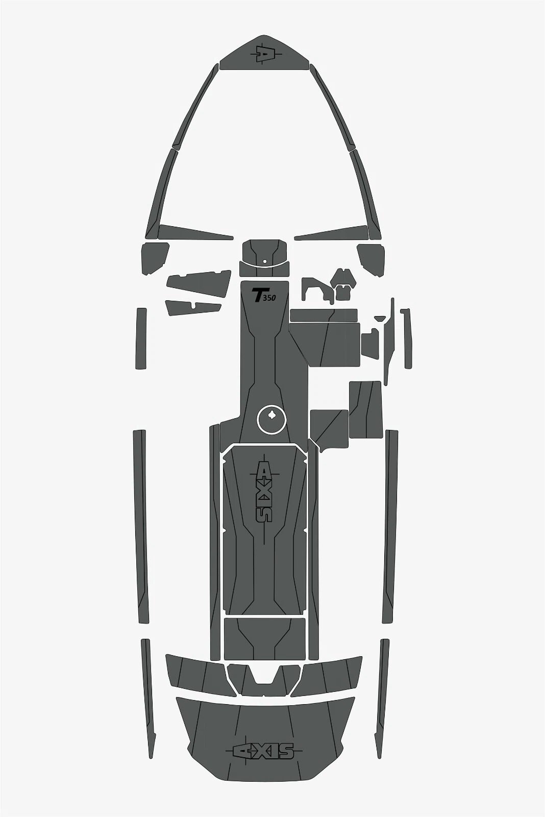 1 Kit Marine Deck EVA Foam Boat flooring 2023 Axis T235