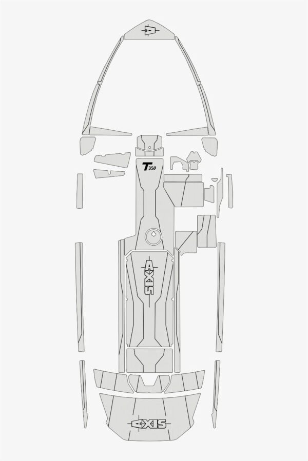 2023 Axis T235 Marine teak deck EVA Foam Boat flooring (3) 1 Kit Marine Deck EVA Foam Boat flooring 2023 Axis T235