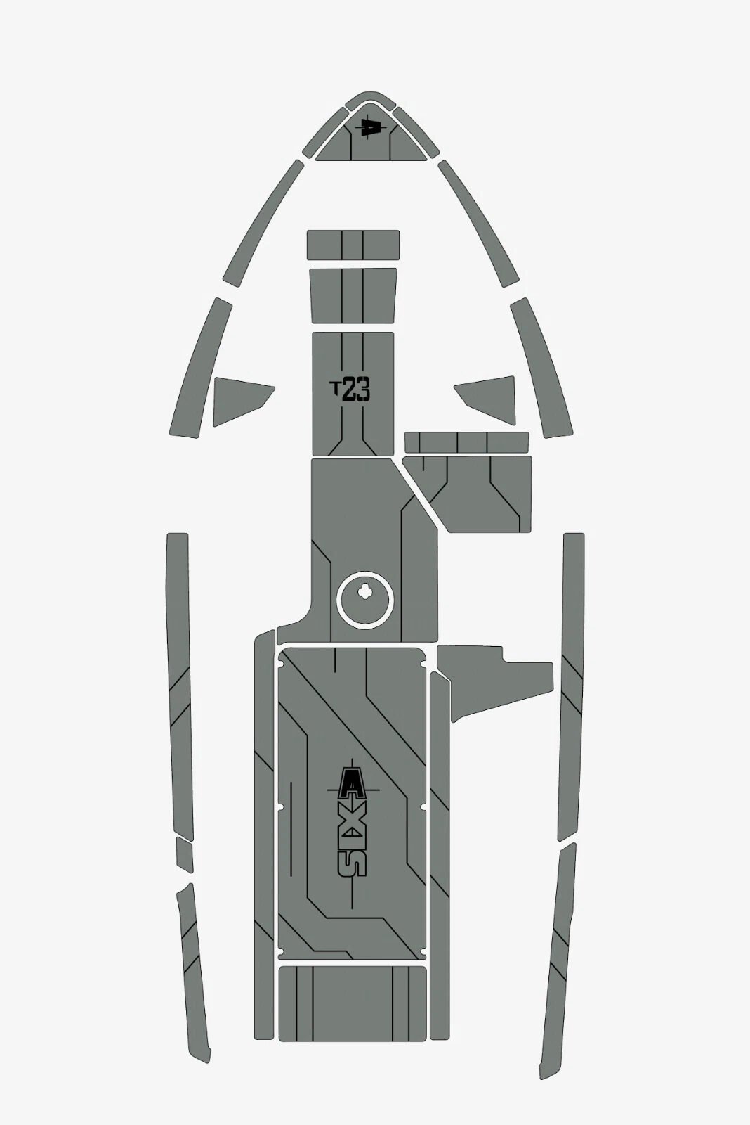 1 Kit EVA Foam Boat Flooring Marine Deck 2019-2021 AXIS T23