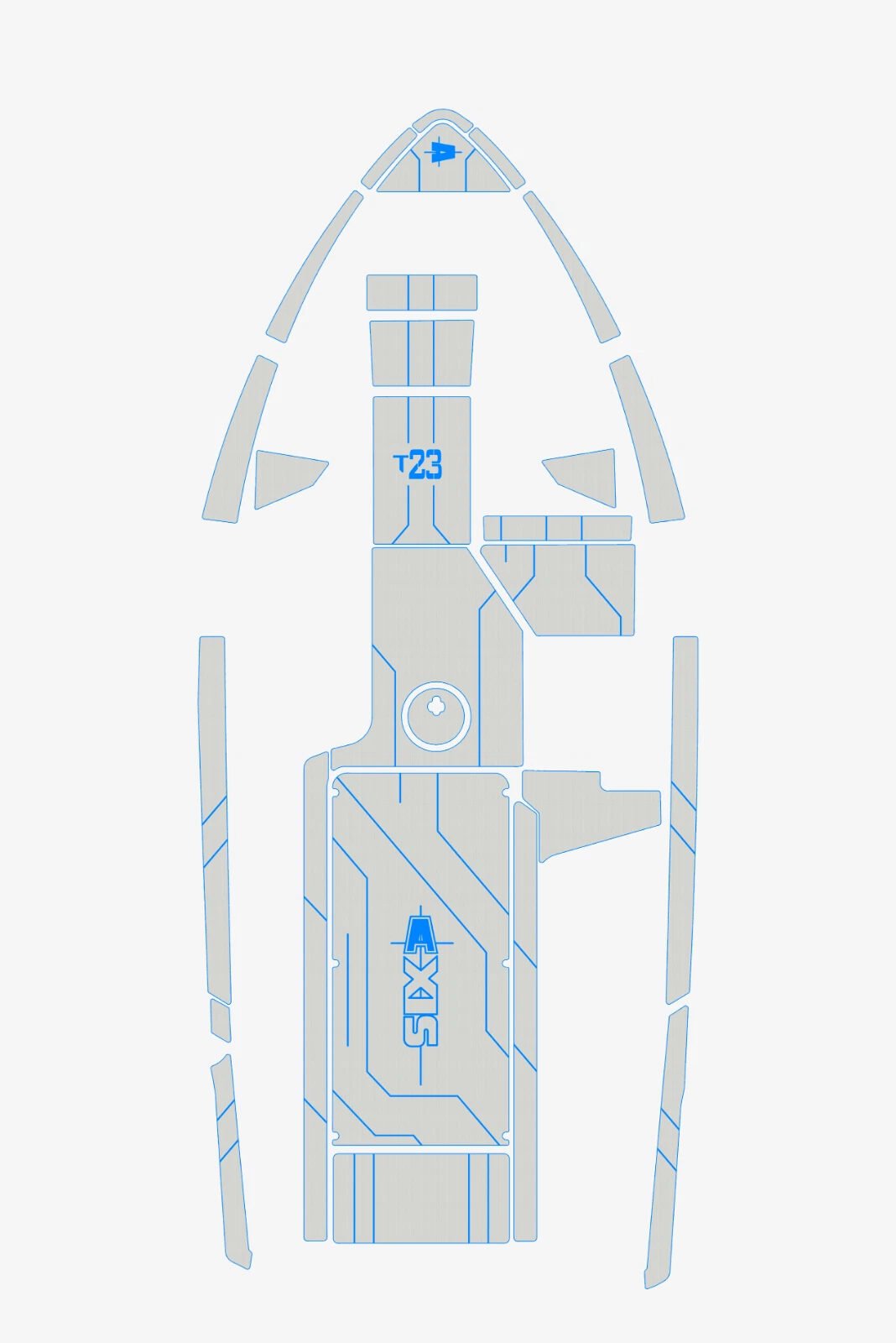 1 Kit EVA Foam Boat Flooring Marine Deck 2019-2021 AXIS T23