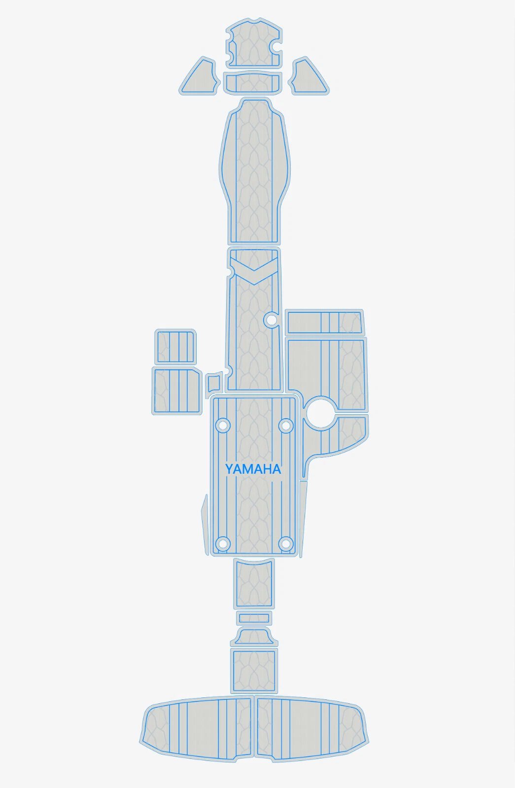 1 Kit EVA Foam Boat flooring Marine teak deck 2008-2014 Yamaha 242