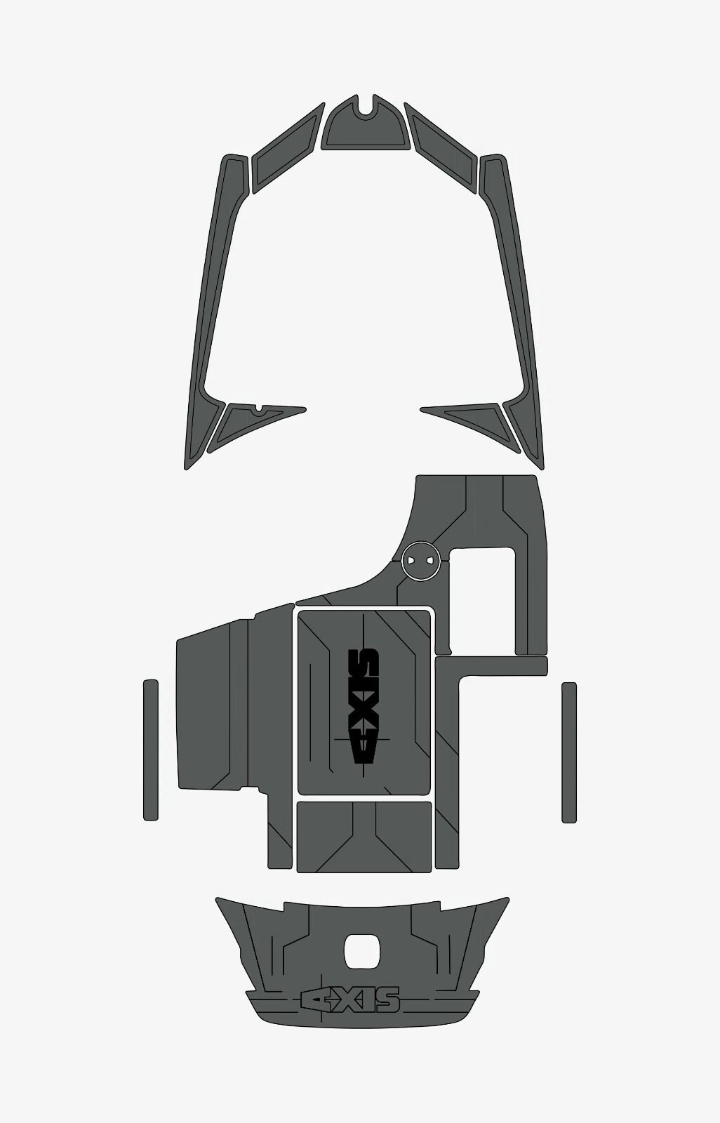 1 Kit EVA Foam Boat flooring Marine teak deck 2008-2015 Axis A20