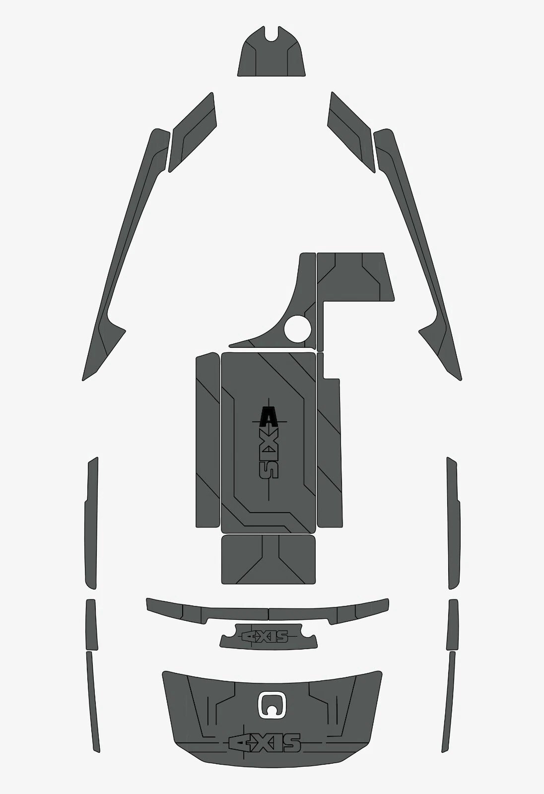1 Kit EVA Foam Boat flooring Marine teak deck 2013 Axis A22