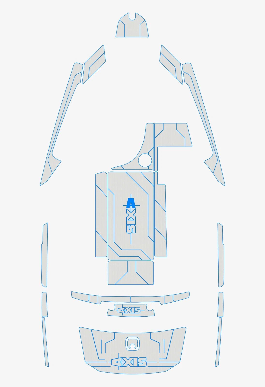 1 Kit EVA Foam Boat flooring Marine teak deck 2013 Axis A22
