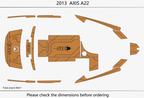 EVA Foam Boat flooring Marine teak deck 2013 Axis A22 (2) 1 Kit EVA Foam Boat flooring Marine teak deck 2013 Axis A22