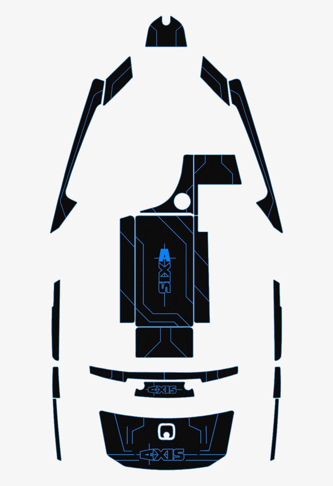 1 Kit EVA Foam Boat flooring Marine teak deck 2013 Axis A22