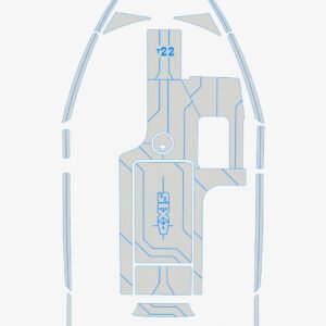 1 Kit EVA Foam Boat flooring Marine teak deck 2014-2017 AXIS T22