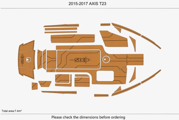 EVA Foam Boat flooring Marine teak deck 2015-2017 AXIS T23 (2) 1 Kit EVA Foam Boat flooring Marine teak deck 2015-2017 AXIS T23