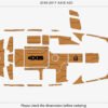 EVA Foam Boat flooring Marine teak deck 2016-2017 AXIS A20 (2) 1 Kit EVA Foam Boat floor Marine teak deck 2016-2017 AXIS A20