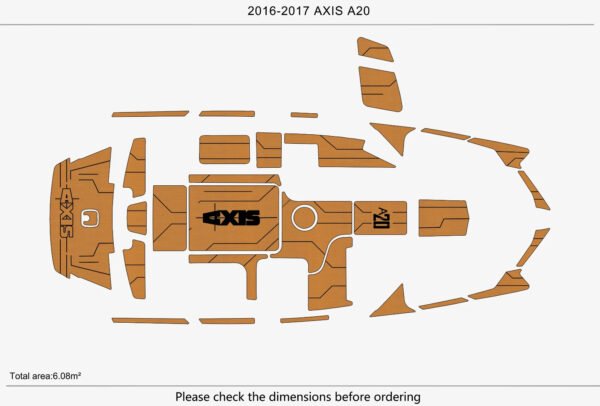 EVA Foam Boat flooring Marine teak deck 2016-2017 AXIS A20 (2) 1 Kit EVA Foam Boat floor Marine teak deck 2016-2017 AXIS A20