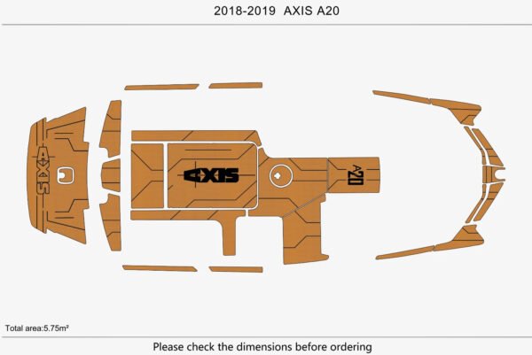 EVA Foam Boat flooring Marine teak deck 2018-2019 AXIS A20 (2) 1 Kit EVA Foam Boat flooring Marine deck 2018-2019 AXIS A20