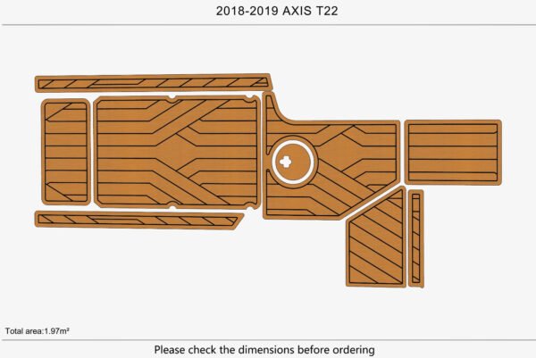 EVA Foam Boat flooring Marine teak deck 2018-2019 axis T22 (2) 1 Kit EVA Foam Boat flooring Marine deck 2018-2019 Axis T22