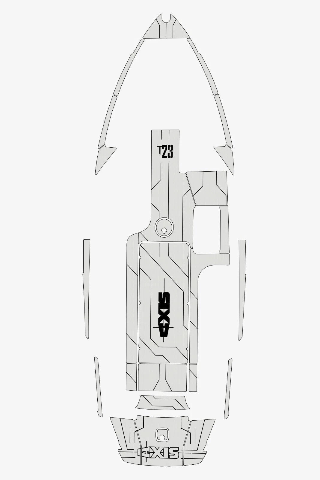 1 Kit EVA Foam Boat flooring Marine teak deck 2018 AXIS T23