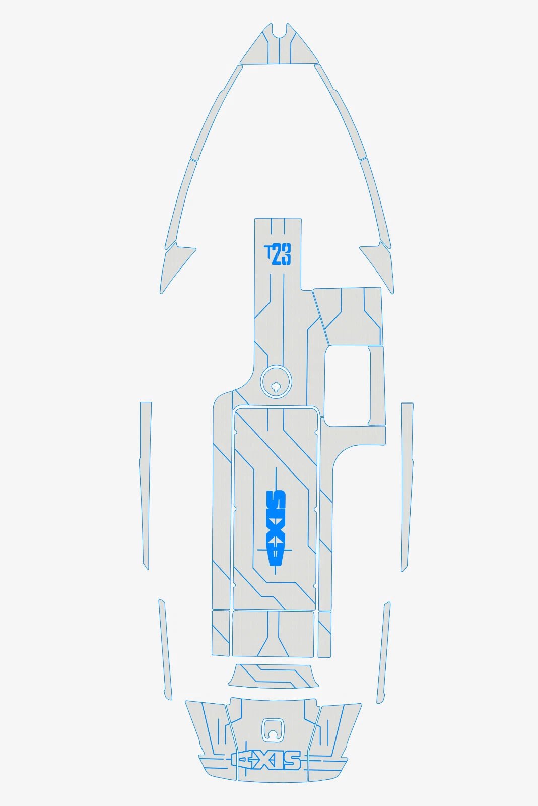 1 Kit EVA Foam Boat flooring Marine teak deck 2018 AXIS T23