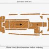 EVA Foam Boat flooring Marine teak deck 2019-2021 Axis A24 (2) 1 Kit EVA Foam Boat Flooring Marine teak deck 2019-2021 Axis A24