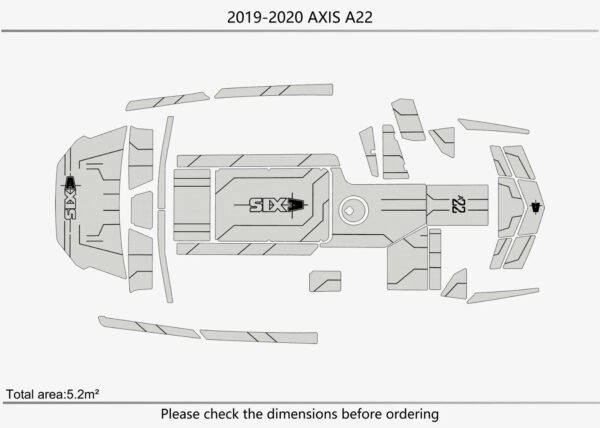 EVA Foam Boat flooring Marine teak deck 2019 AXIS A22 (3) 1 Kit EVA Foam Boat flooring Marine teak deck 2019 AXIS A22
