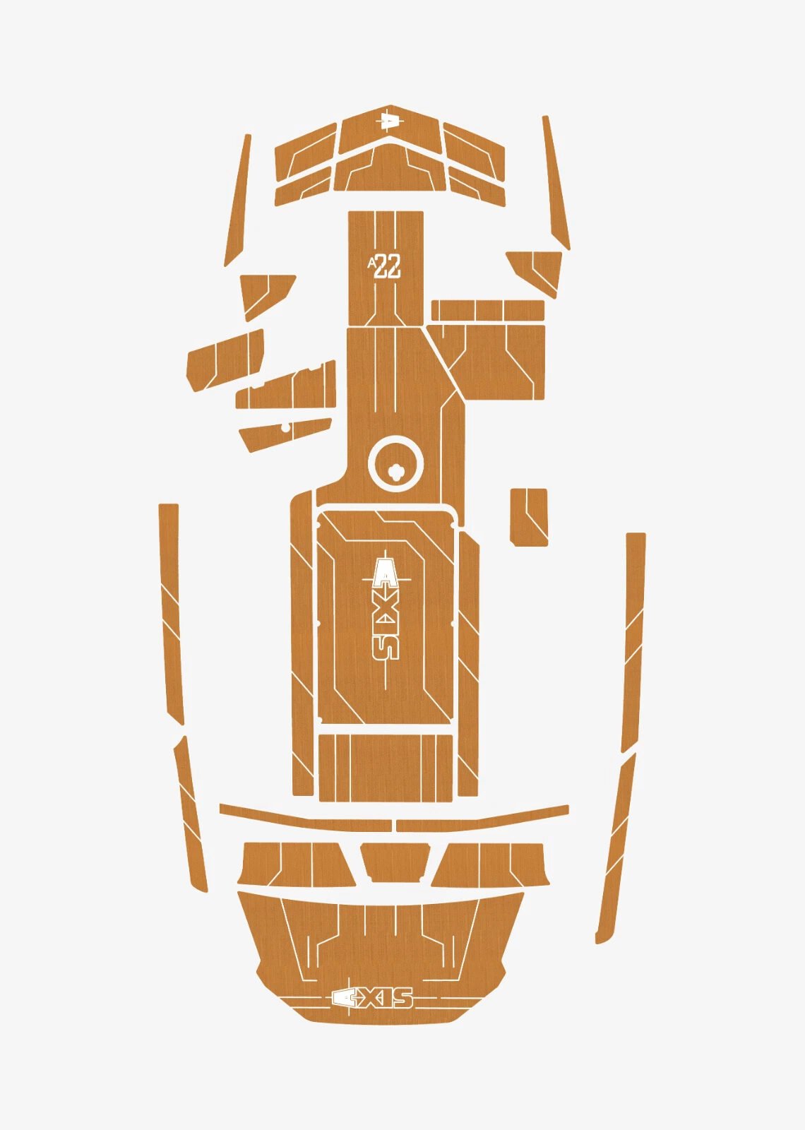 1 Kit EVA Foam Boat flooring Marine teak deck 2019 AXIS A22