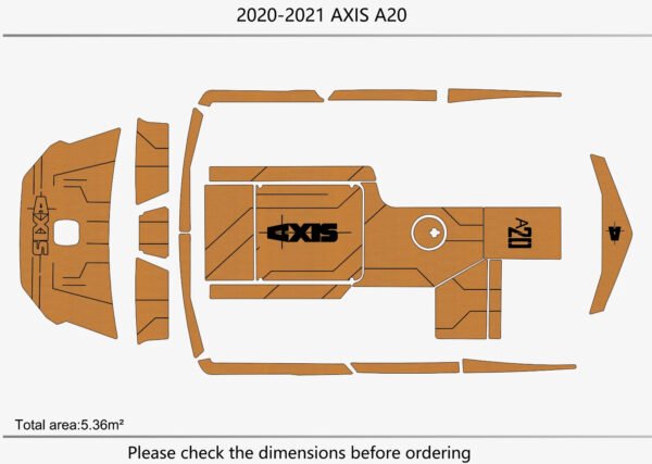 EVA Foam Boat flooring Marine teak deck 2020-2021 AXIS A20 (2) 1 Kit EVA Foam Boat flooring Marine teak deck 2020-2021 AXIS A20