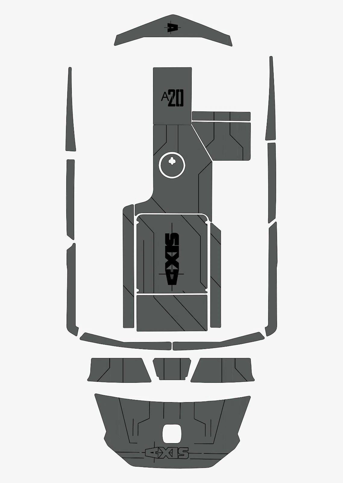1 Kit EVA Foam Boat flooring Marine teak deck 2020-2021 AXIS A20