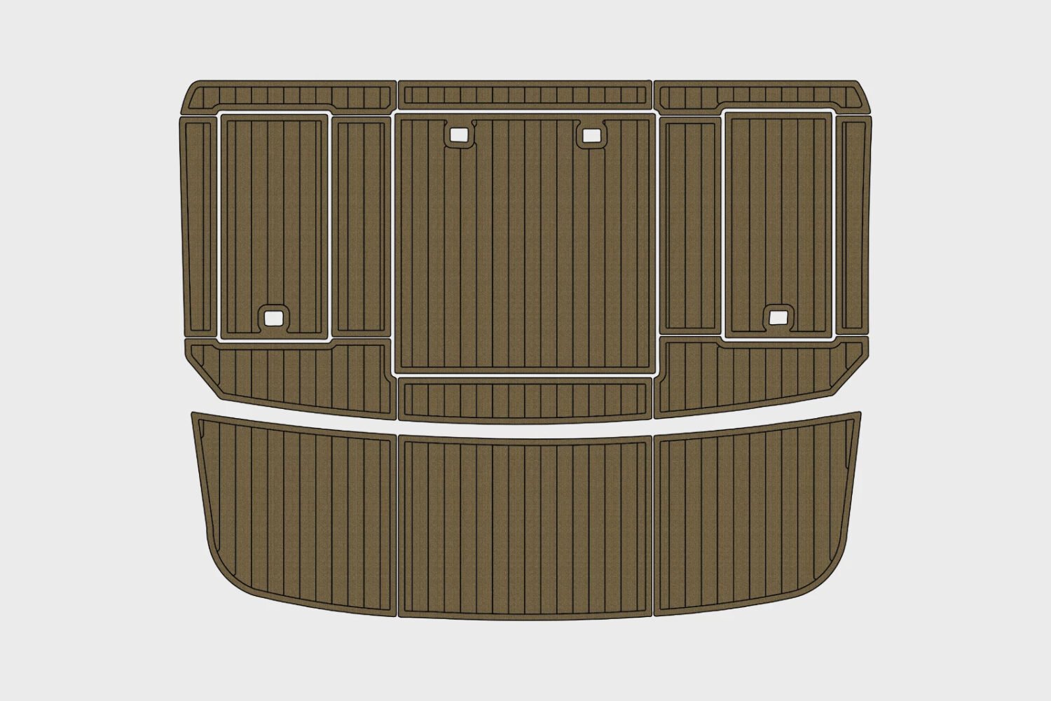 EVA Foam boat flooring 1995-1996 Carver 330 Mariner (10) 1 Kit EVA Foam boat flooring 1995-1996 Carver 330 Mariner