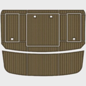 EVA Foam boat flooring 1995-1996 Carver 330 Mariner (10) 1 Kit EVA Foam boat flooring 1995-1996 Carver 330 Mariner