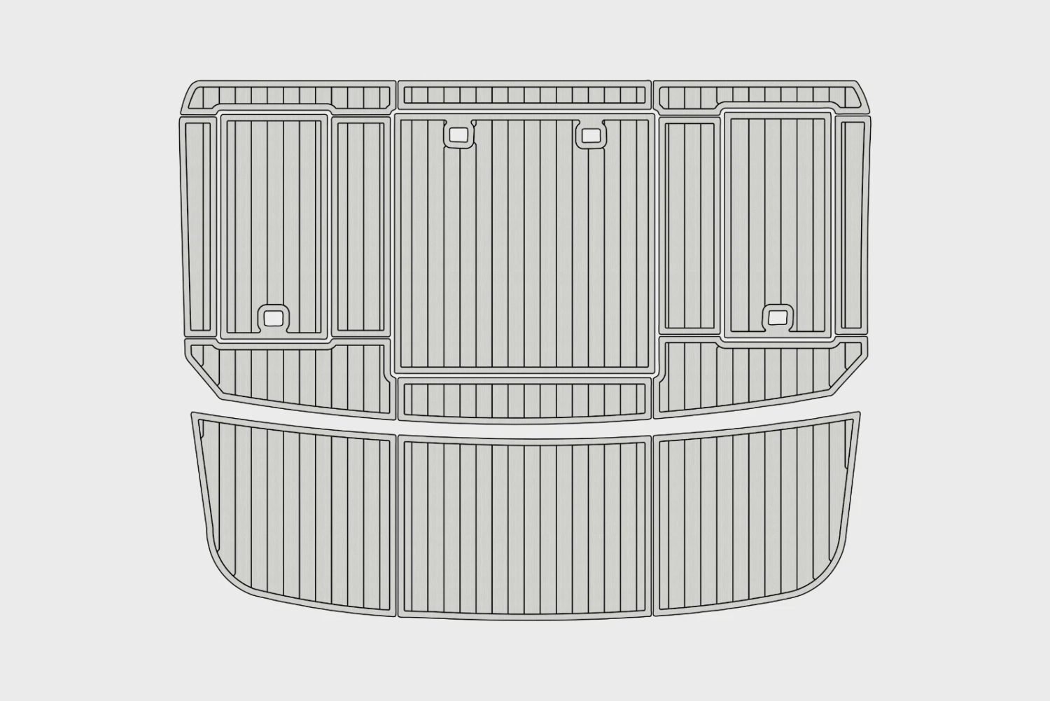 EVA Foam boat flooring 1995-1996 Carver 330 Mariner (13) 1 Kit EVA Foam boat flooring 1995-1996 Carver 330 Mariner