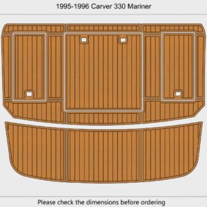 EVA Foam boat flooring 1995-1996 Carver 330 Mariner (2) 1 Kit EVA Foam boat flooring 1995-1996 Carver 330 Mariner