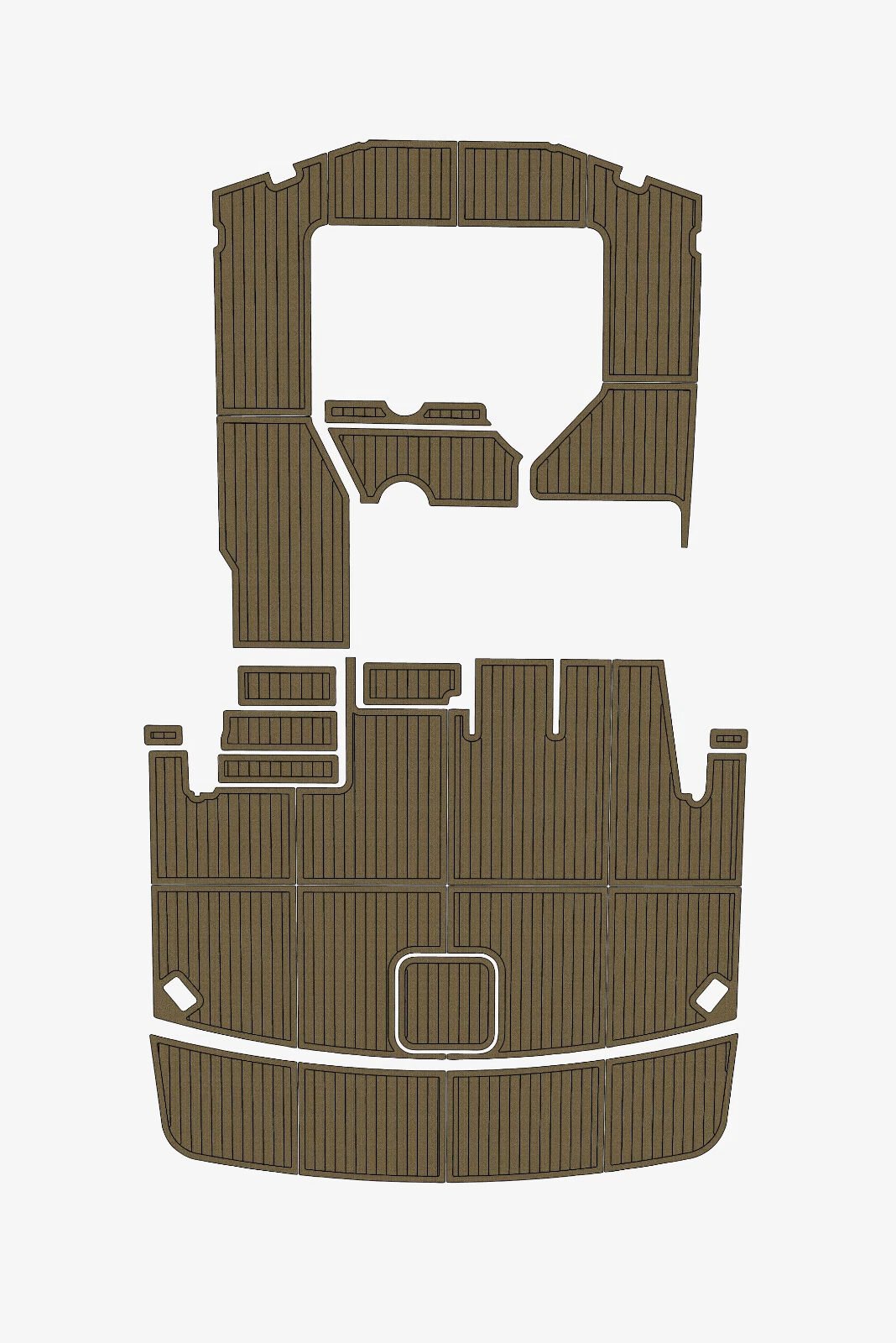1 Kit EVA Foam marine floor faux teak mat Carver 43 MY
