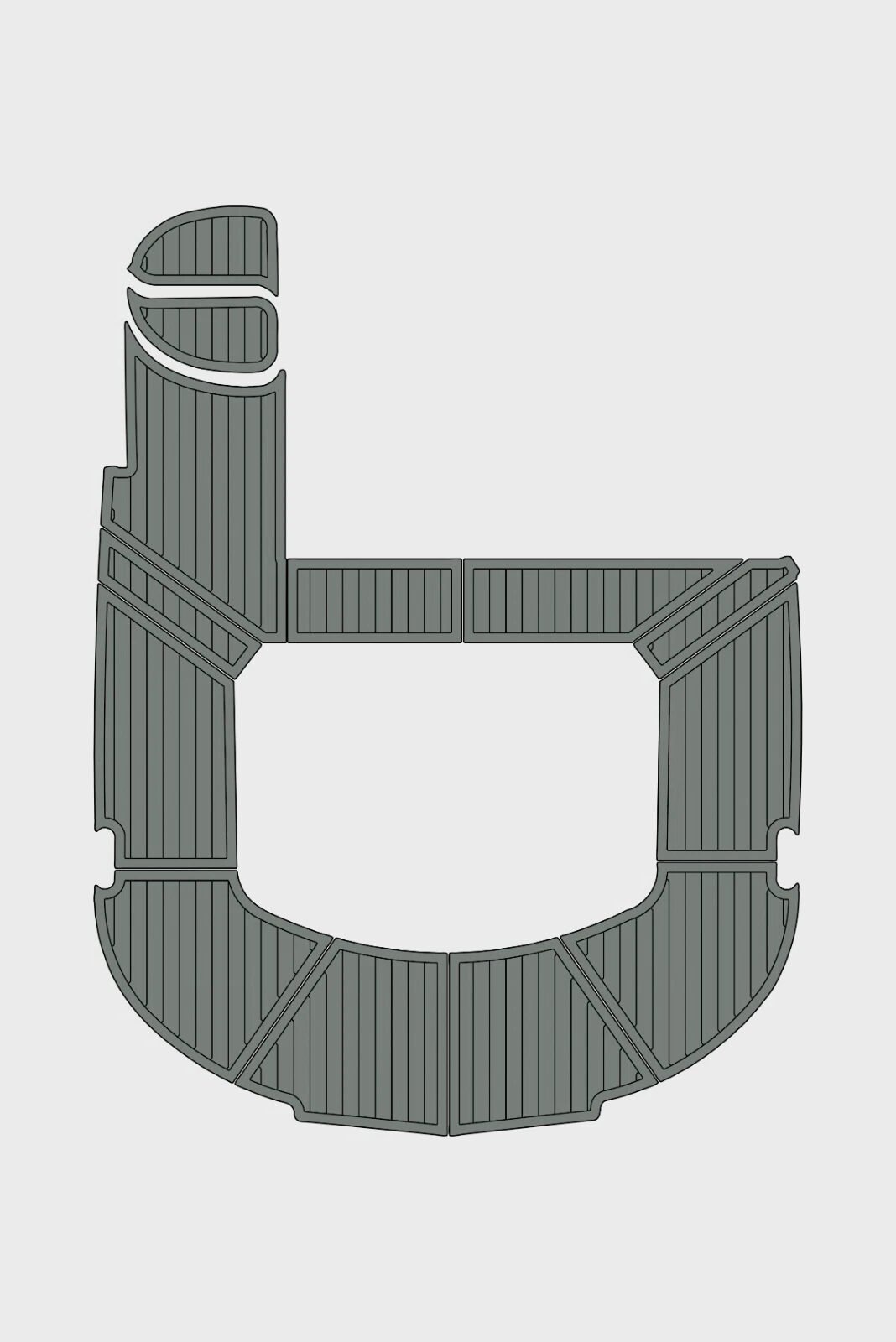 EVA Foam marine floor 1996-1998 Carver 500 (13) 1 Kit EVA Foam marine floor 1996-1998 Carver 500