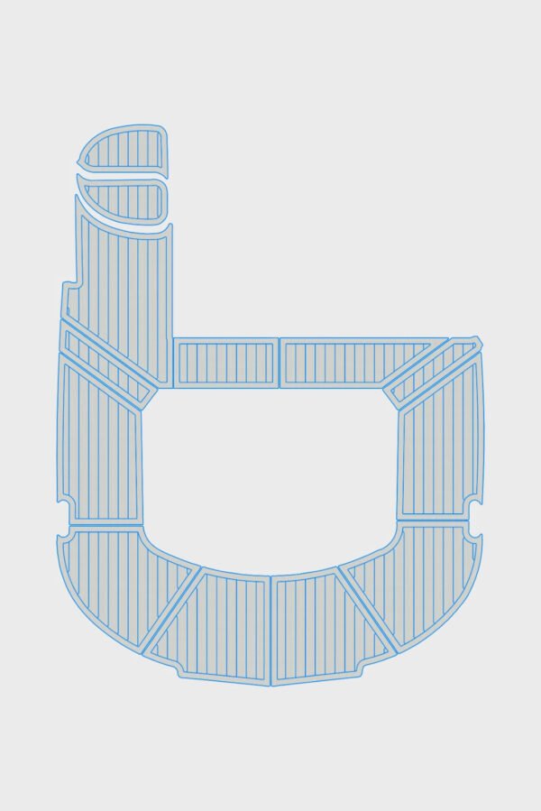 1 Kit EVA Foam marine floor 1996-1998 Carver 500