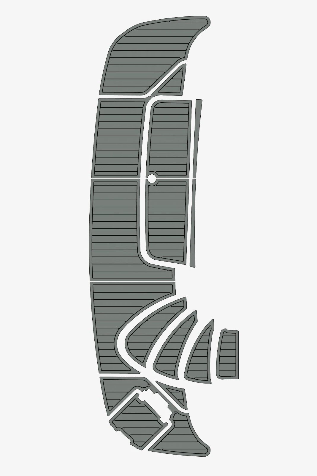 1 Kit EVA Foam marine floor faux teak mat 2000-2007 Carver 466