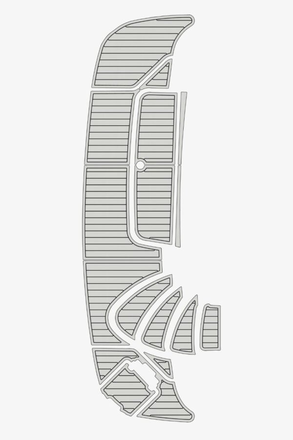 EVA Foam marine floor faux teak mat 2000-2007 Carver 466 (12) 1 Kit EVA Foam marine floor faux teak mat 2000-2007 Carver 466